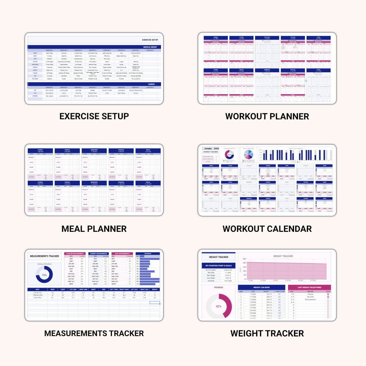 All - in - One Fitness Tracker - Organization Masters