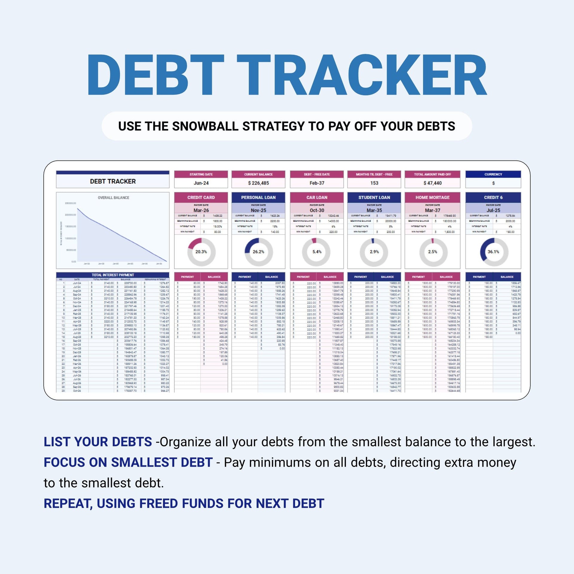 Annual Budget Planner & Financial Essentials - Organization Masters