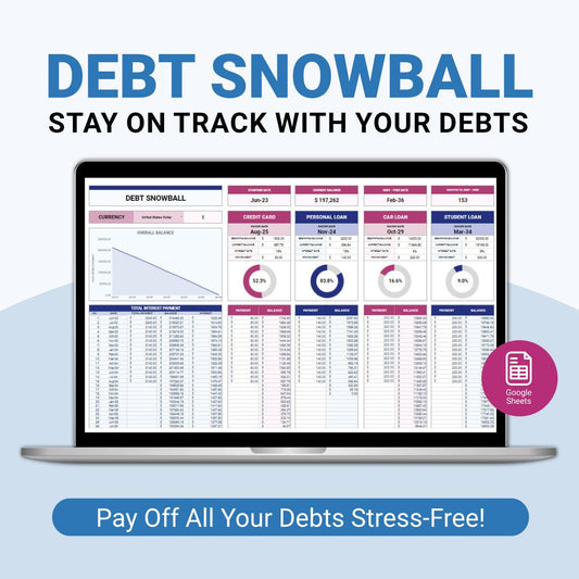 Debt Snowball Tracker - Organization Masters