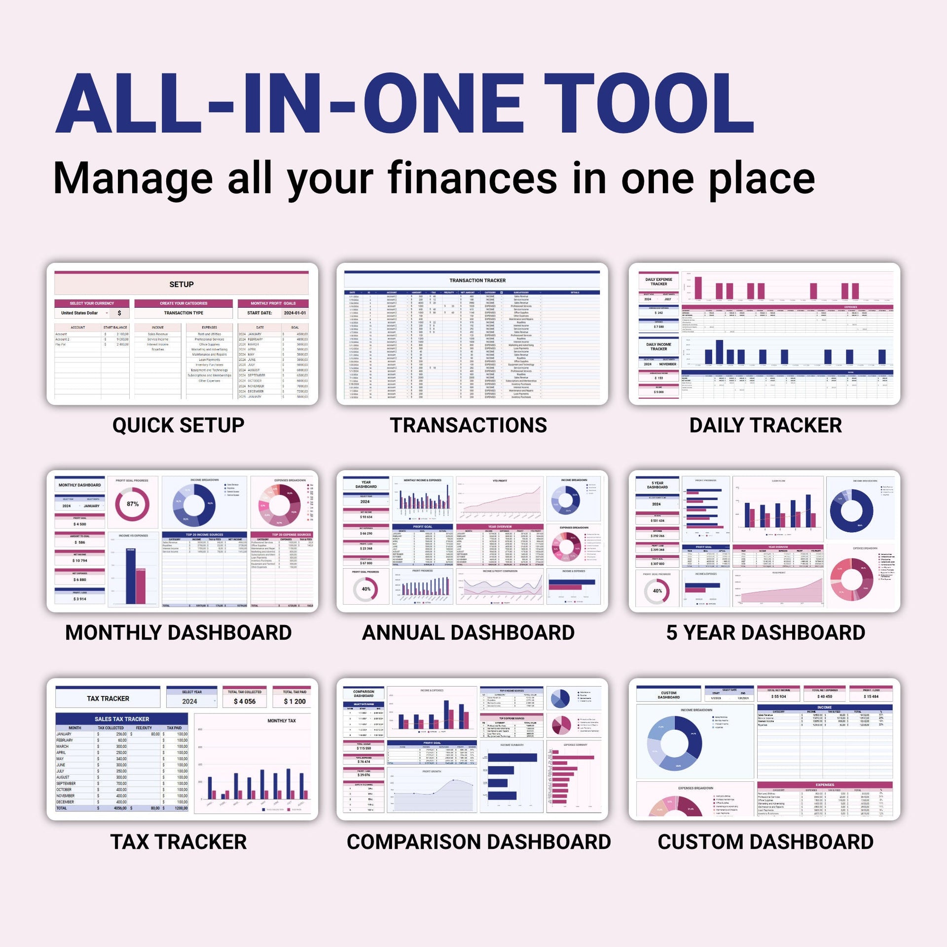 Easy Bookkeeping for Small Business - Organization Masters