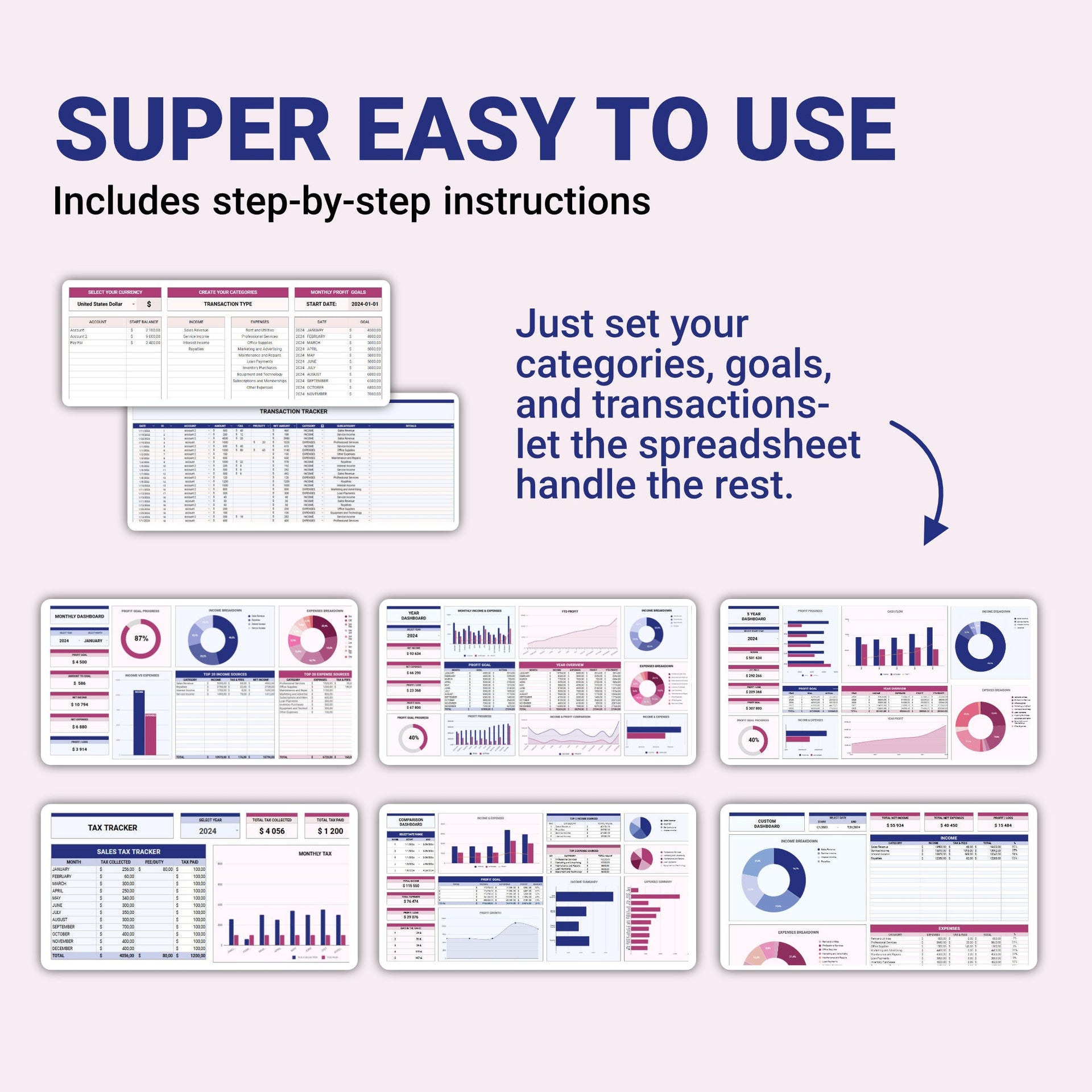 Easy Bookkeeping for Small Business - Organization Masters