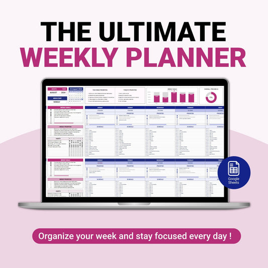 Weekly Planner - Organization Masters